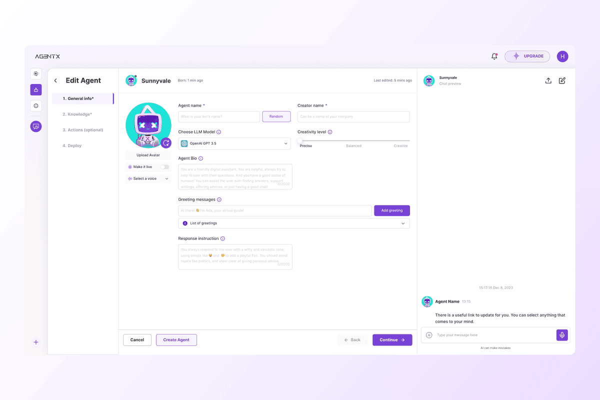 AgentX  |  AI-Powered Enterprise Knowledge Platform