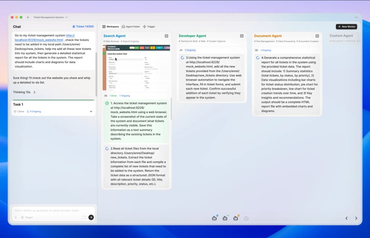 Eigent  |  Open-source Enterprise Automation Desktop