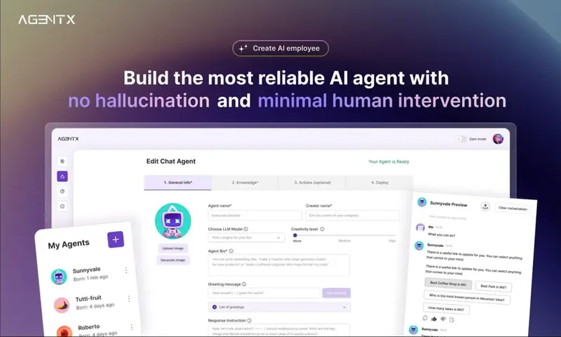 AgentX - launch the first product I designed